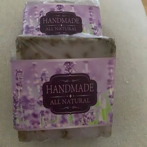 Handmade lavender bar soap